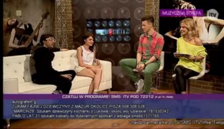 Ada Szulc & Dj Adamus w Muzycznej Strefie na ITV [wideo]